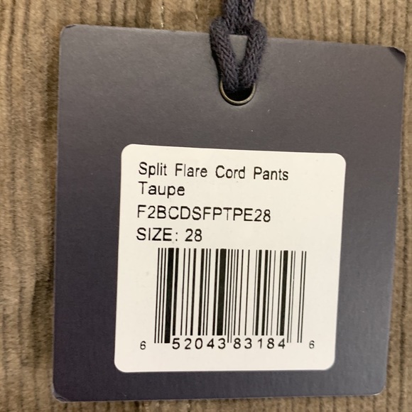 NWT - The Normal Brand Split Flare Cord Pants - Picture 7 of 10